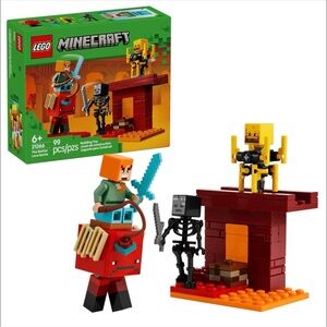 LEGO 21266 Minecraft The Nether Lava Battle Minecraft Adventure Set